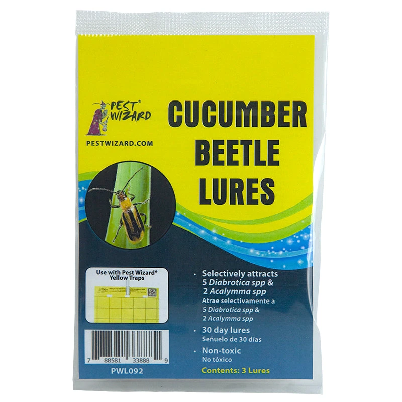 Pest Wizard Cucumber Beetle Lure 4 Week 3-Pack 1 Pest Wizard Cucumber Beetle Lure 4 Week 3-Pack