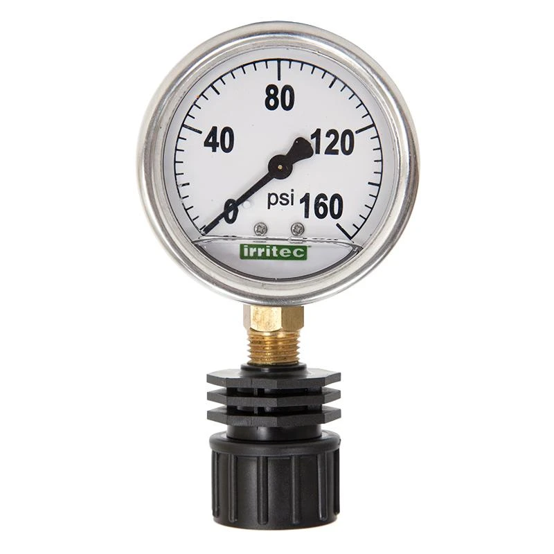 Water Pressure Gauge With Female Hose Thread, 0-160 Psi 1 Water Pressure Gauge With Female Hose Thread, 0-160 Psi